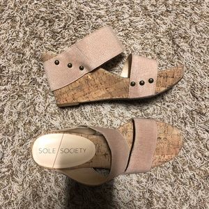 Sole society wedge NWOT